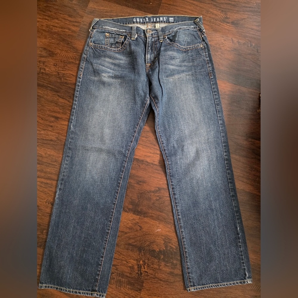 Vintage Guess Rebel Straight Leg Jeans, 36